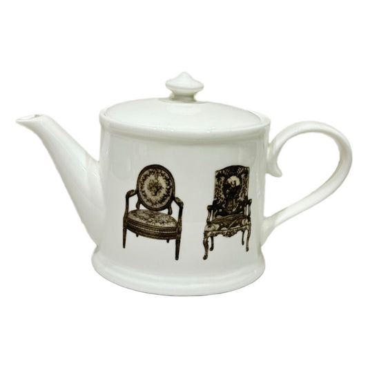 Christopher Vine Inhesion French Antique Chairs Teapot — Fine Bone China, Australia
