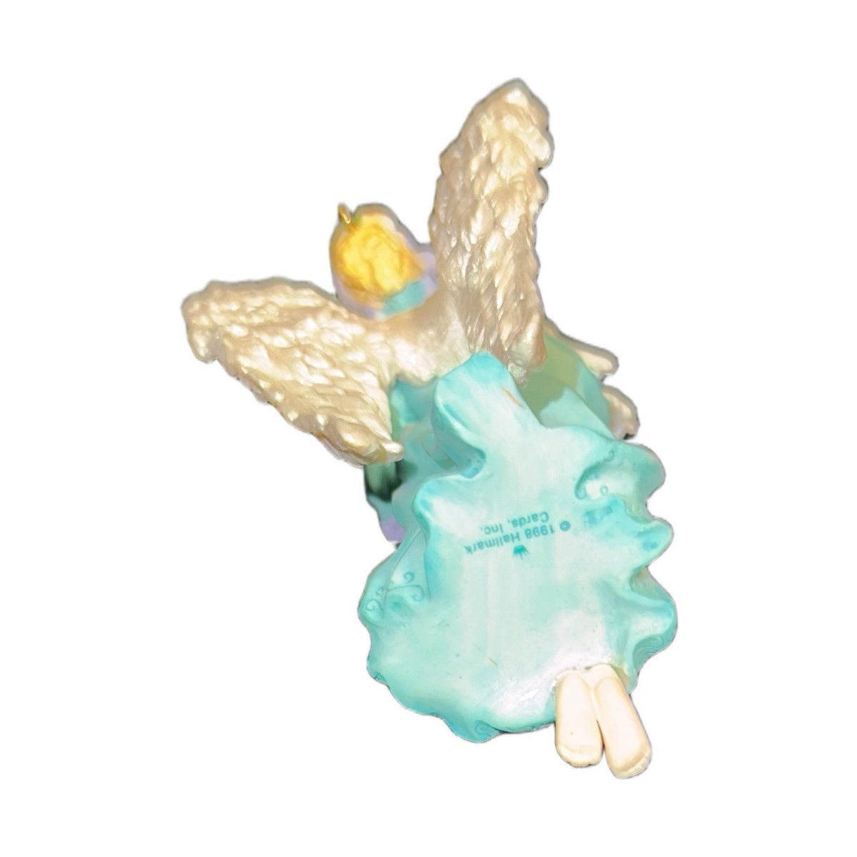 1999 Hallmark Keepsake Angel World of Wishes Ornament Inspirational