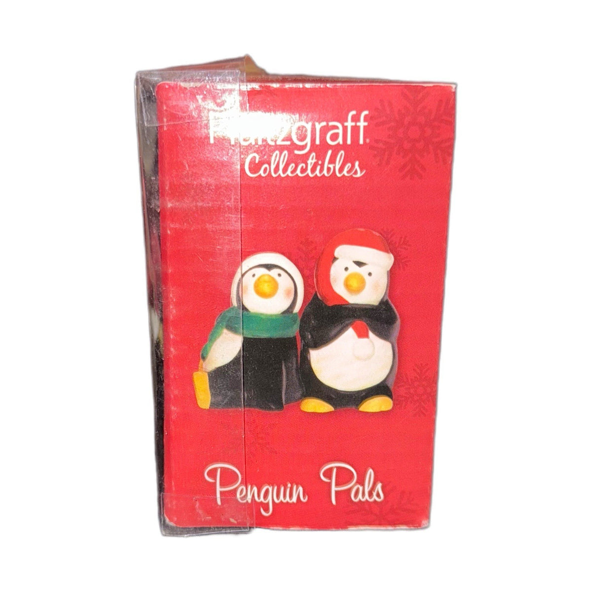Pfaltzgraff Penguin Pals Christmas Salt & Pepper Shakers Set Boxed