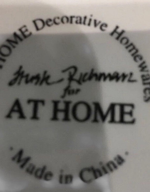 Trish Richman At Home Garden Vegetable Salad Plates Set of 4