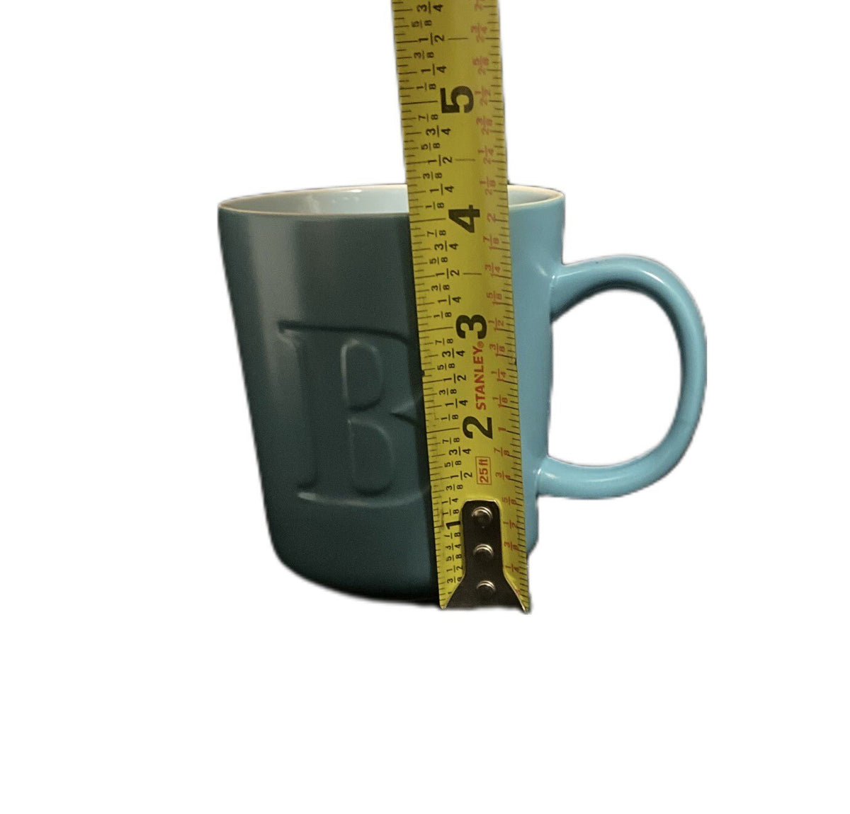 Threshold Monogram Initial B Mug Stoneware Coffee Tea Cup 12 oz.