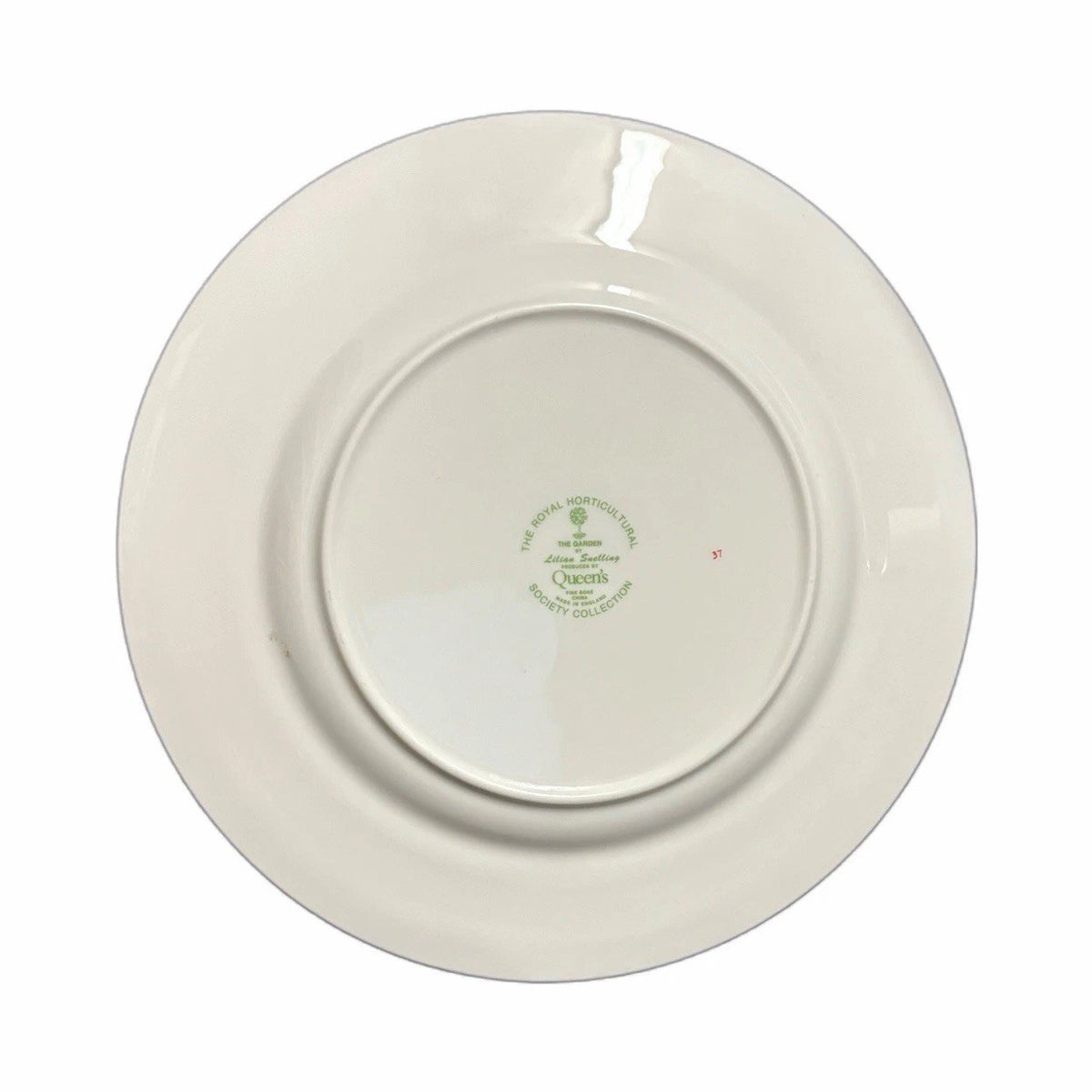 Set of 2 Queen’s Churchill The Garden Salad Plates RHS England Floral Design