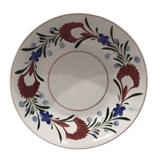 Vintage Ideal Ironstone China IDE Bros Japan Floral Serving Bowl 14 5/8”D