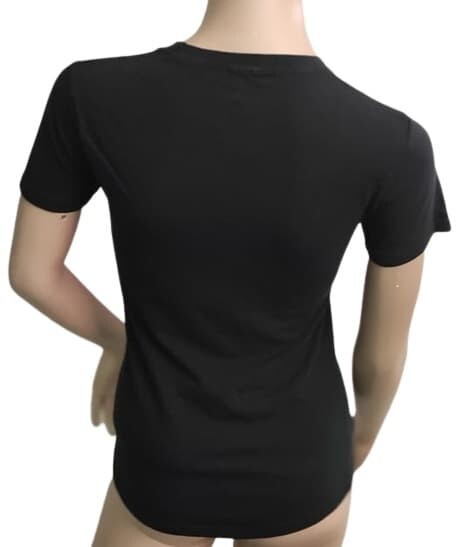 T-Shirt The Rolling Stones Crew Neck Black Tee Top S/M
