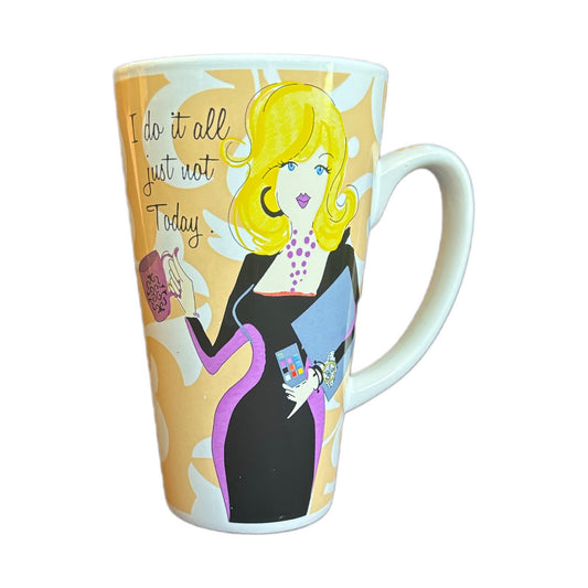 American Atelier Mug I Do It All Just Not Today Coffee Latte Cup Delish Gifts