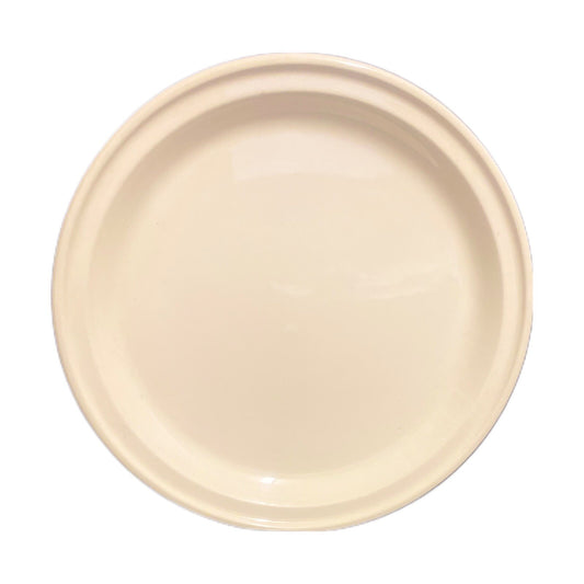 3-Dinner Plates Cream Unbranded Similar To LAUFFER Brand Dinnerware