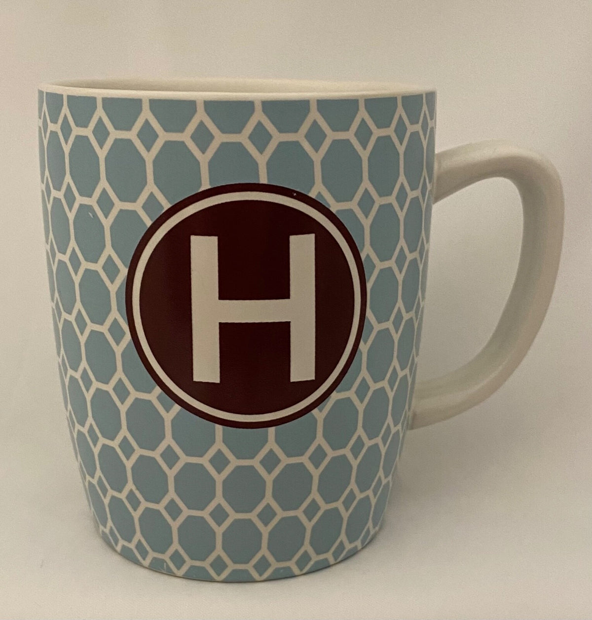 Target Stoneware Monogram Ceramic Coffee Cup Mug Personalized Letter Initial