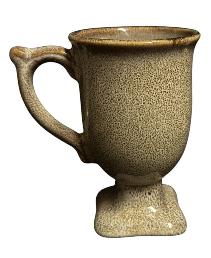 Bombay Company Stoneware Pedestal Coffee Mug Set of 5