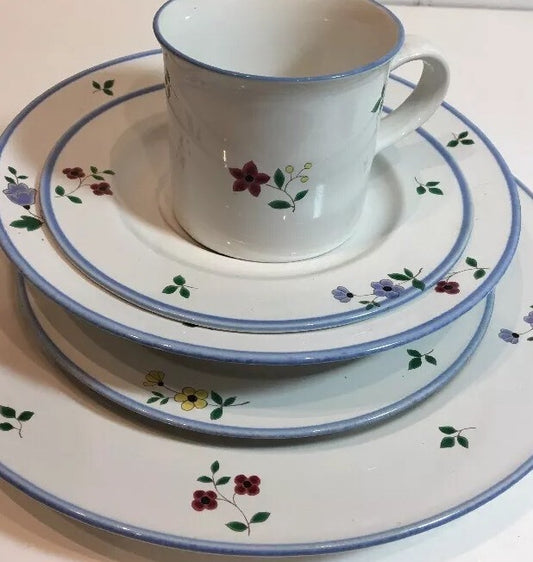 Savoir Vivre "CHATEAU FLEUR" Ceramic 5 Piece Place Setting Set for 1 japan JJ038