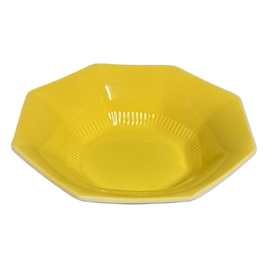 Nikko Daffodil Octagonal Soup Cereal Bowls Set of 4 6 7/8” Yellow Japan