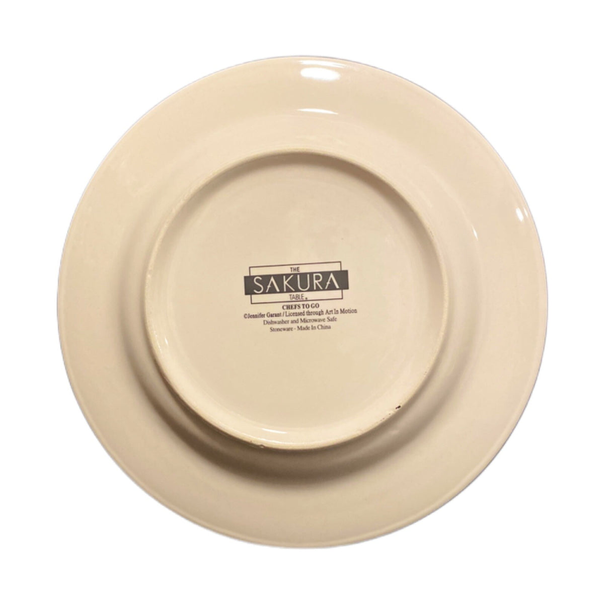 Sakura CHEFS TO GO 4 Salad Plates JENNIFER GARAND Stoneware Dessert Dinnerware