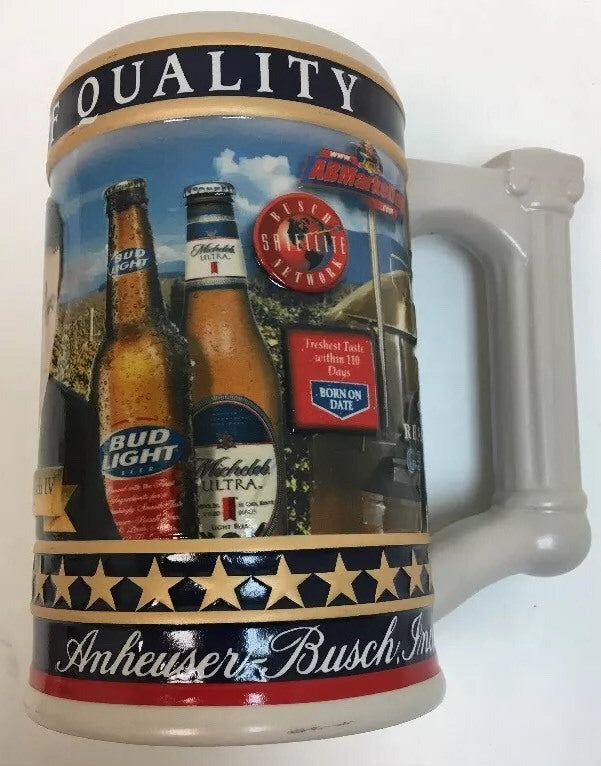2007 Hand Crafted Stein For Anheuser Busch State ConventionBusch Family Series
