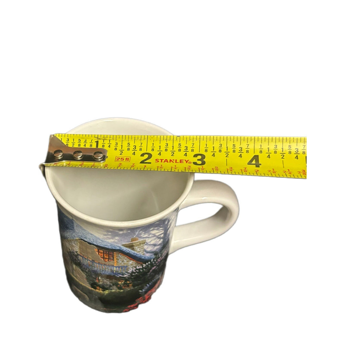 Thomas Kinkade Mug LILAC COTTAGE Ceramic Coffee Tea Cup Home Garden Scene