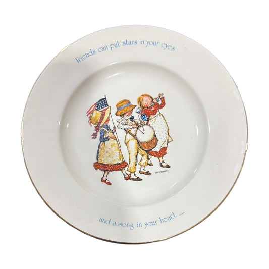 Vintage Holly Hobbie Collector Plate Freedom Series 1776-1976 10.25”D