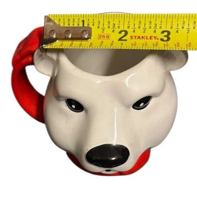 Coca-Cola Polar Bear Head Mug 1994 Dakin Ceramic Collectible