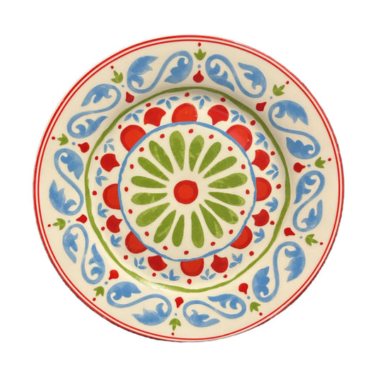 Dover & York 2- Dinner Plates Mediterranean Style Vintage Ceramic Dinnerware