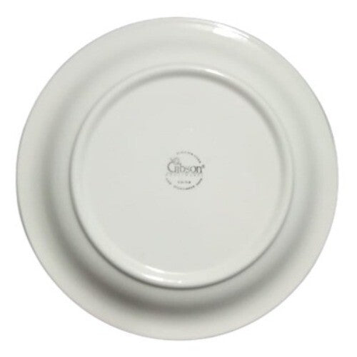 Gibson Designs BELLA Salad Plate 7 5/8"D Blue & Yellow Flowers Dessert Dish