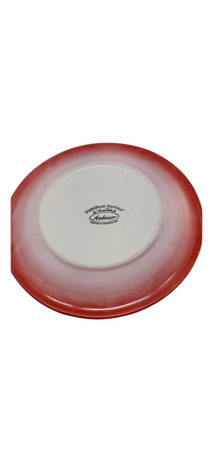 Nanette Vacher Magnificent Martinis Set of 4 Salad/Dessert Plates 8¼”D