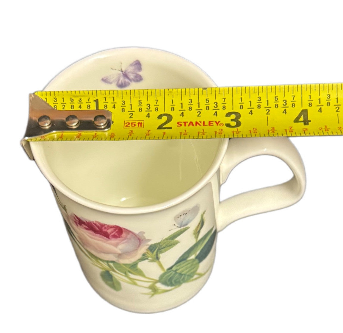 Roy Kirkham Mug PALACE GARDEN Fine Bone China England 2015 Roses Butterflies Cup