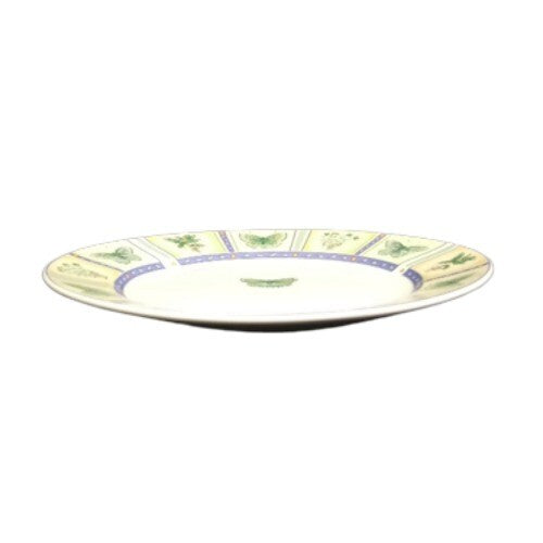 Gibson Designs SPRING MONARK 4-Salad Plates 7 ¾” D Butterfly Plant Dessert Dish