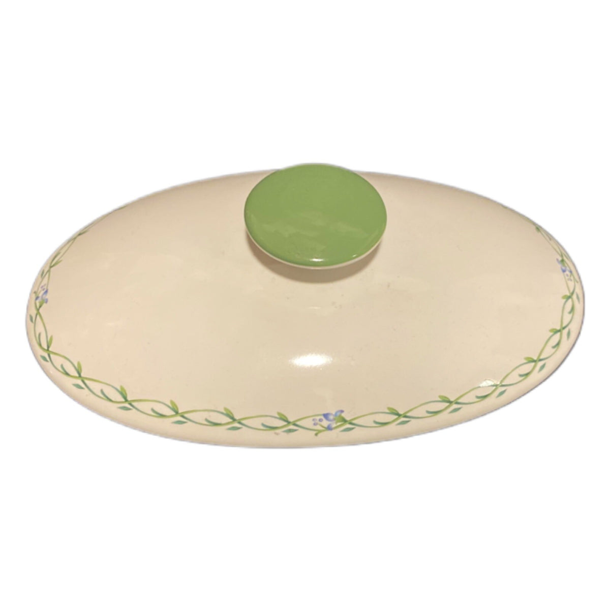 GARDEN BLOOM Studio Nova/Mikasa Casserole LID ONLY Replacement Laurel Trim Y2372