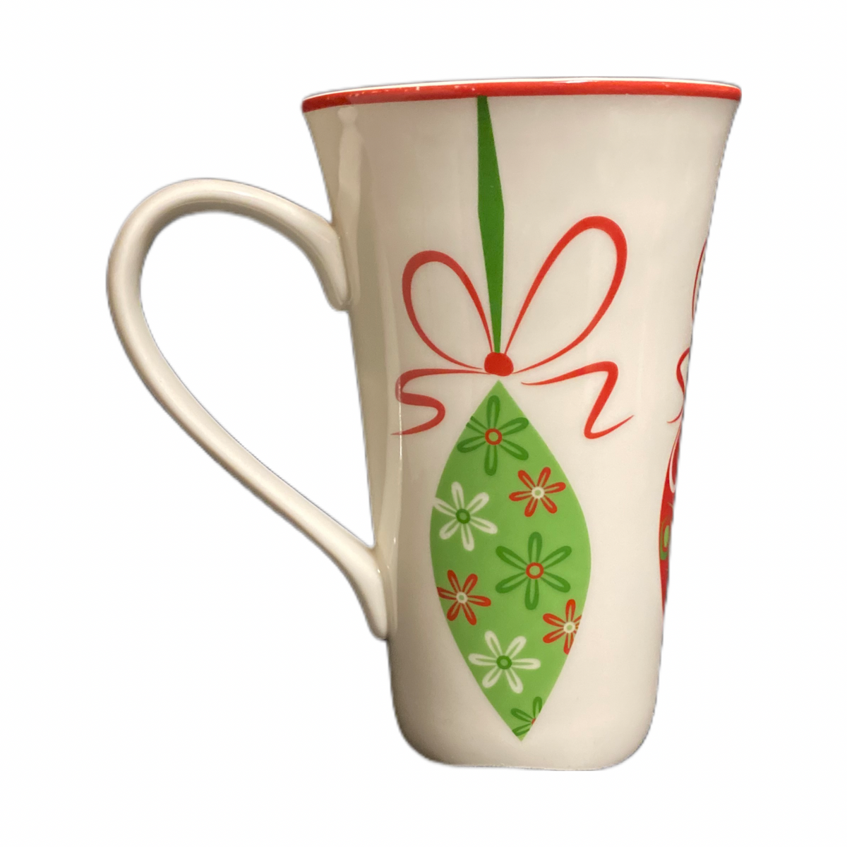 222 Fifth Latte Mug THIRD DAY OF CHRISTMAS Coffee Tea Ornament Tall Cup 16 Oz