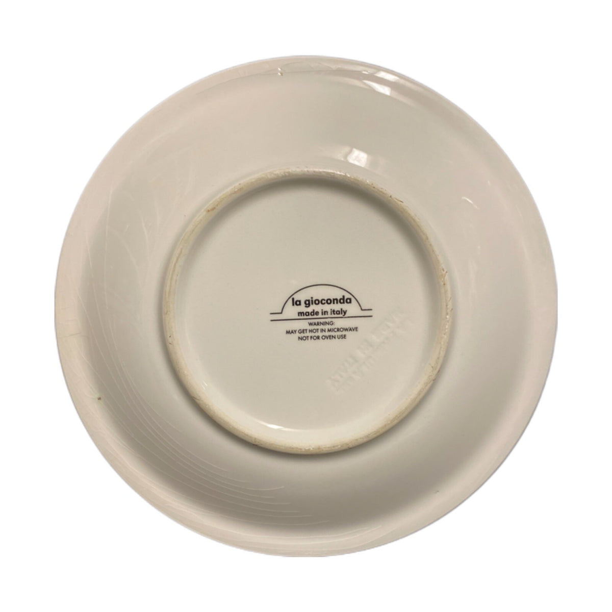 LA GIOCONDA 3-Salad  Plates Christmas Gift Candy Cane Angel Stars Dessert Dish