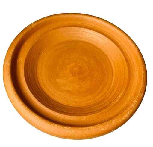 Handmade Moroccan Terracotta Tagine Pot – Unglazed Clay Cookware 8.75″D