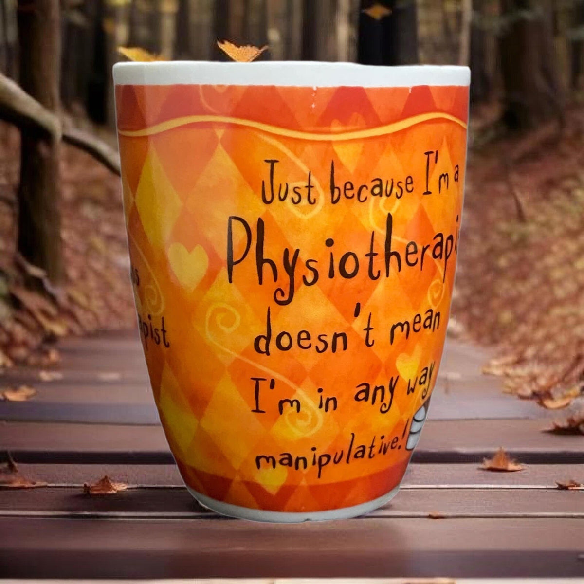 History & Heraldry Mug FIRST CLASS PHYSIOTHERAPIST Fine Porcelain Coffee Tea Cup