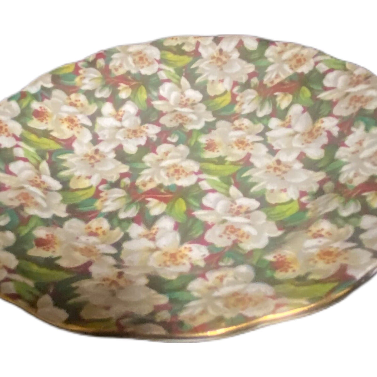 Vintage Royal Standard 5-Bread Butter Plates PEACH TREE Fine Bone China England