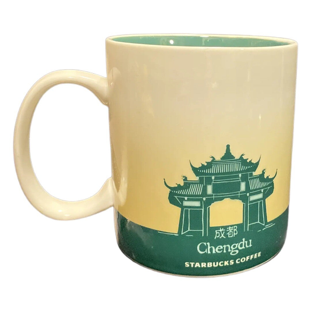 Starbucks PANDA 2017 CHENGDU China Ceramic Coffee Mug 16 Oz Tea Cup