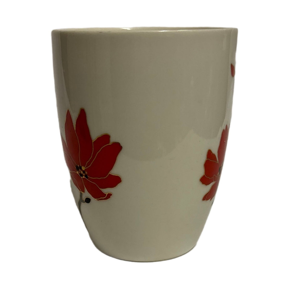 Korea Mug GOLDEN BELL New Bone China Signed Seolhwa ZN-Lee Gold Accent Floral