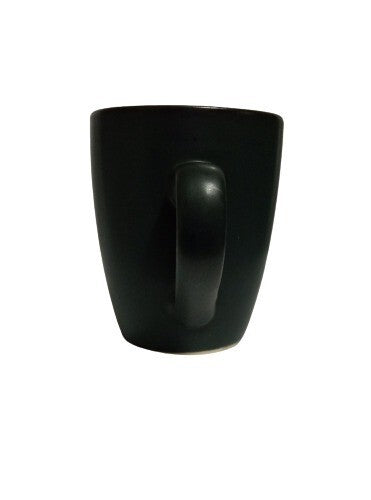 Gibson SOHO LOUNGE ROUND BURGUNDY 4-Mugs 12 oz Burgundy Inside Black Outside