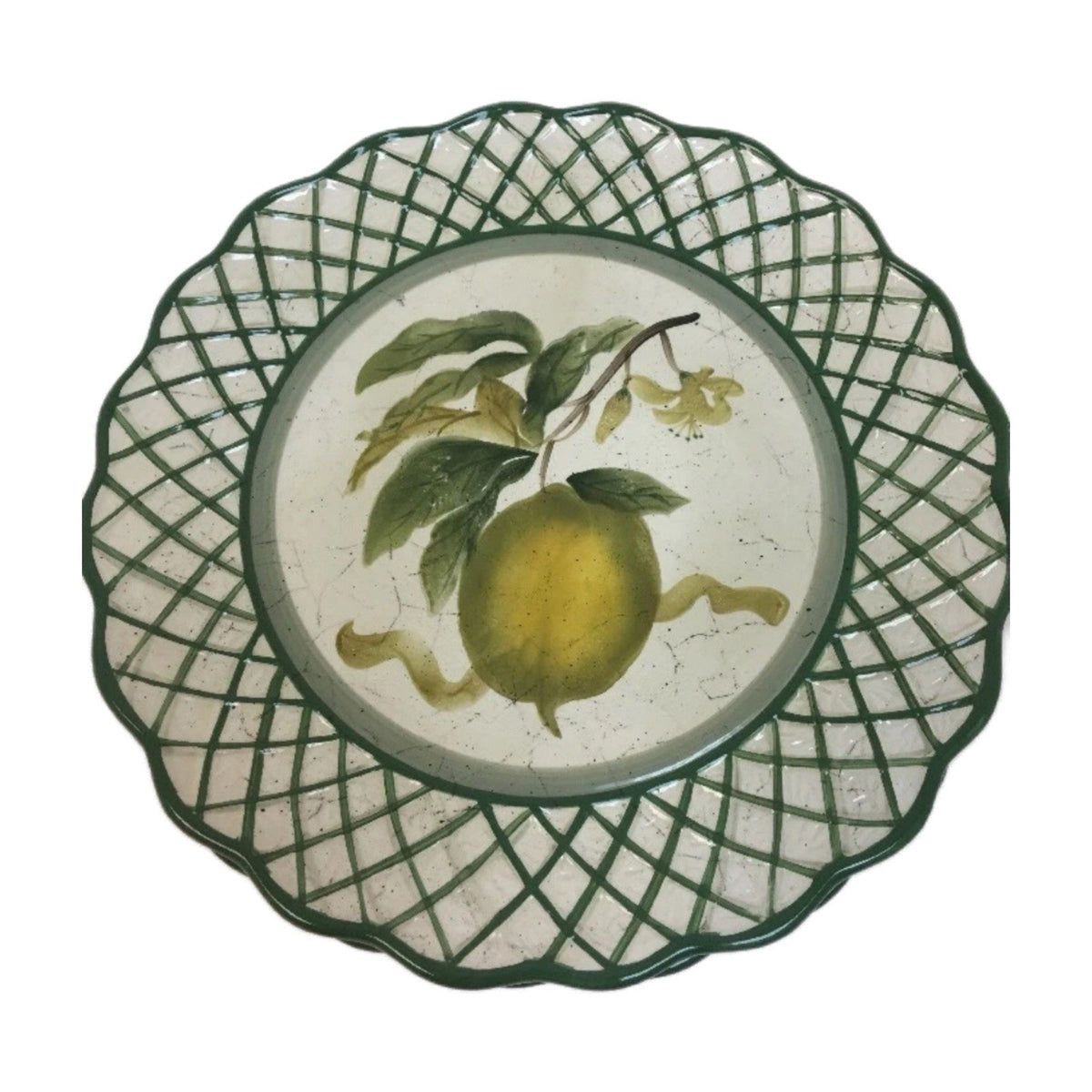 Certified Intl Raymond Waites Cornucopia Fruit Plates Set of 3, 8 3/8”