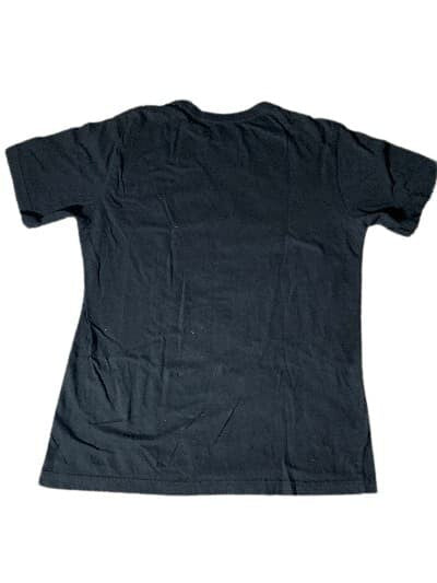 T-Shirt No Boundaries Nobo Men T-Shirt Black Crew Neck MD. Top Cotton
