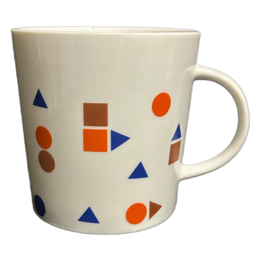 Xenia Taler MEMPHIS Mug White Porcelain Geometric Design Coffee Tea Cup