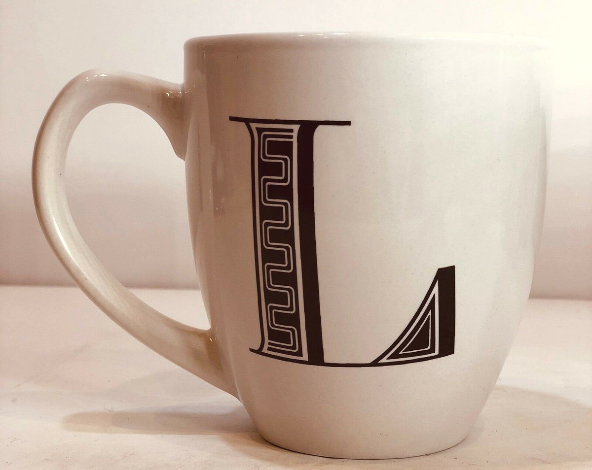 Zrike Brands R2 Monogram Mug/Cup Personalized Name Letter Initial Collection
