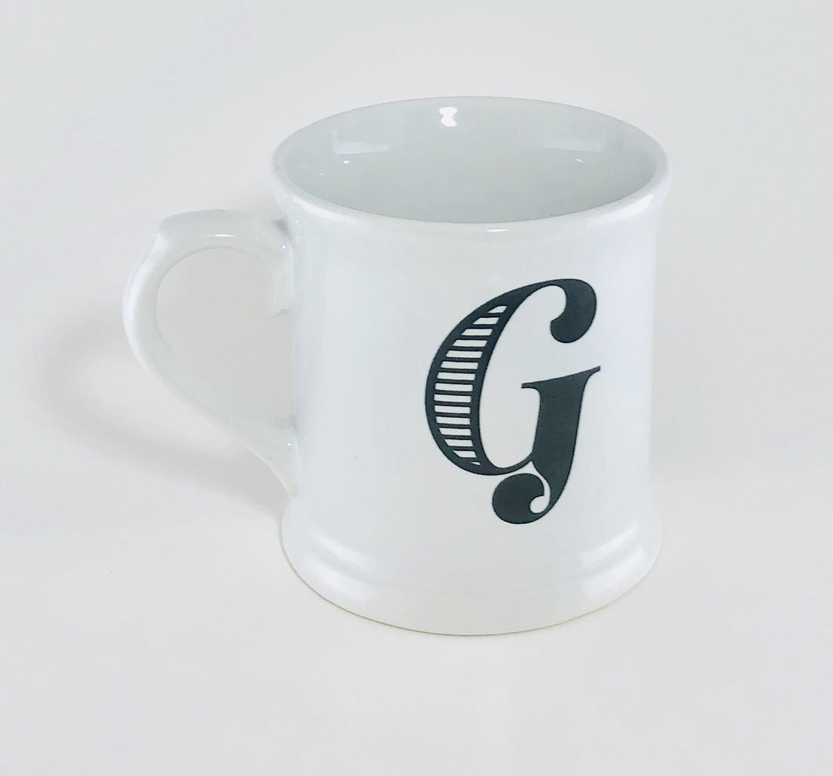 Holiday Home Monogram Ceramic Coffee Mug Personalized Name Letter Initial Cup 