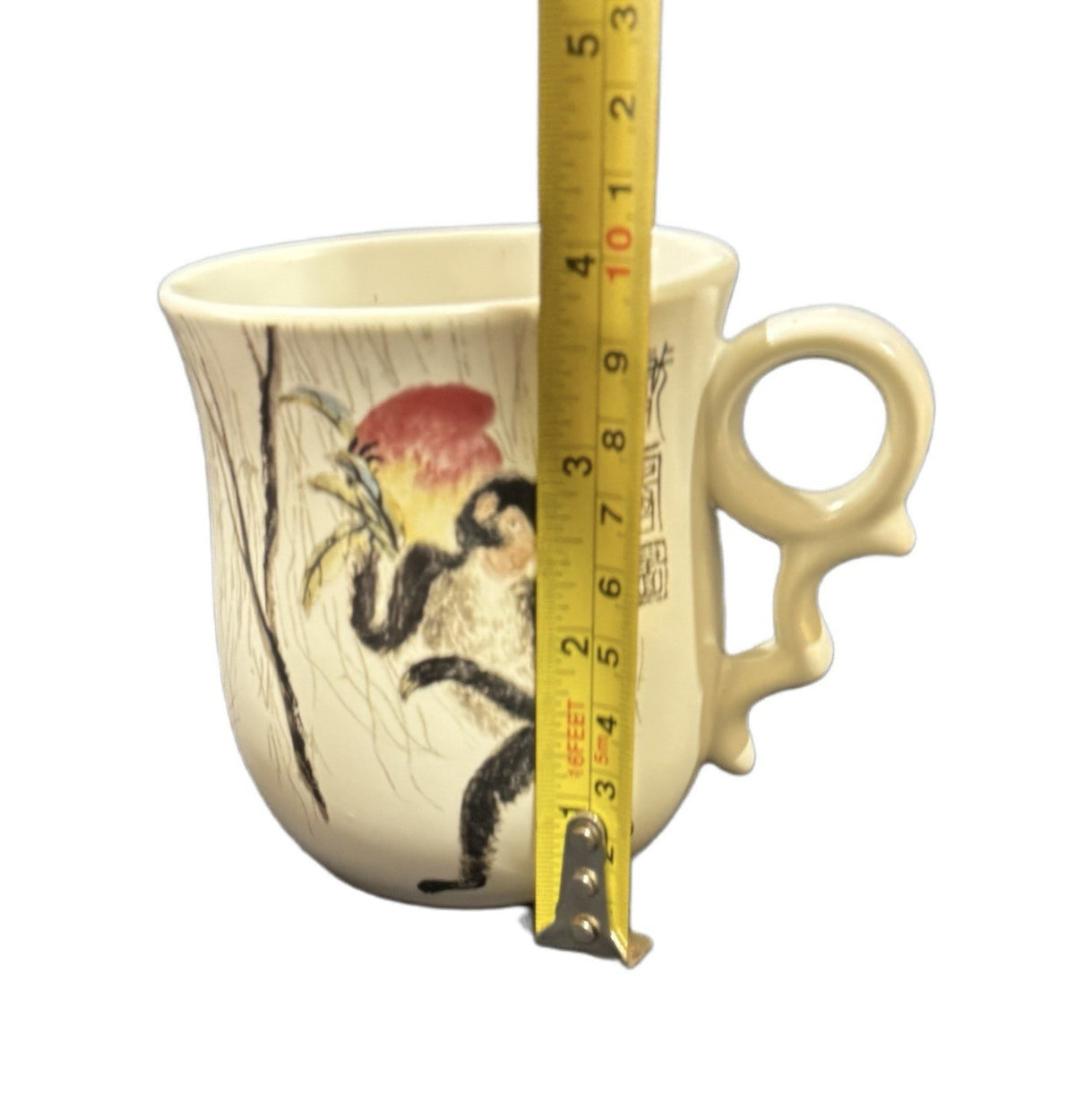 Teavana Ceramics Monkey Mug For Tea or Coffee Multicolor