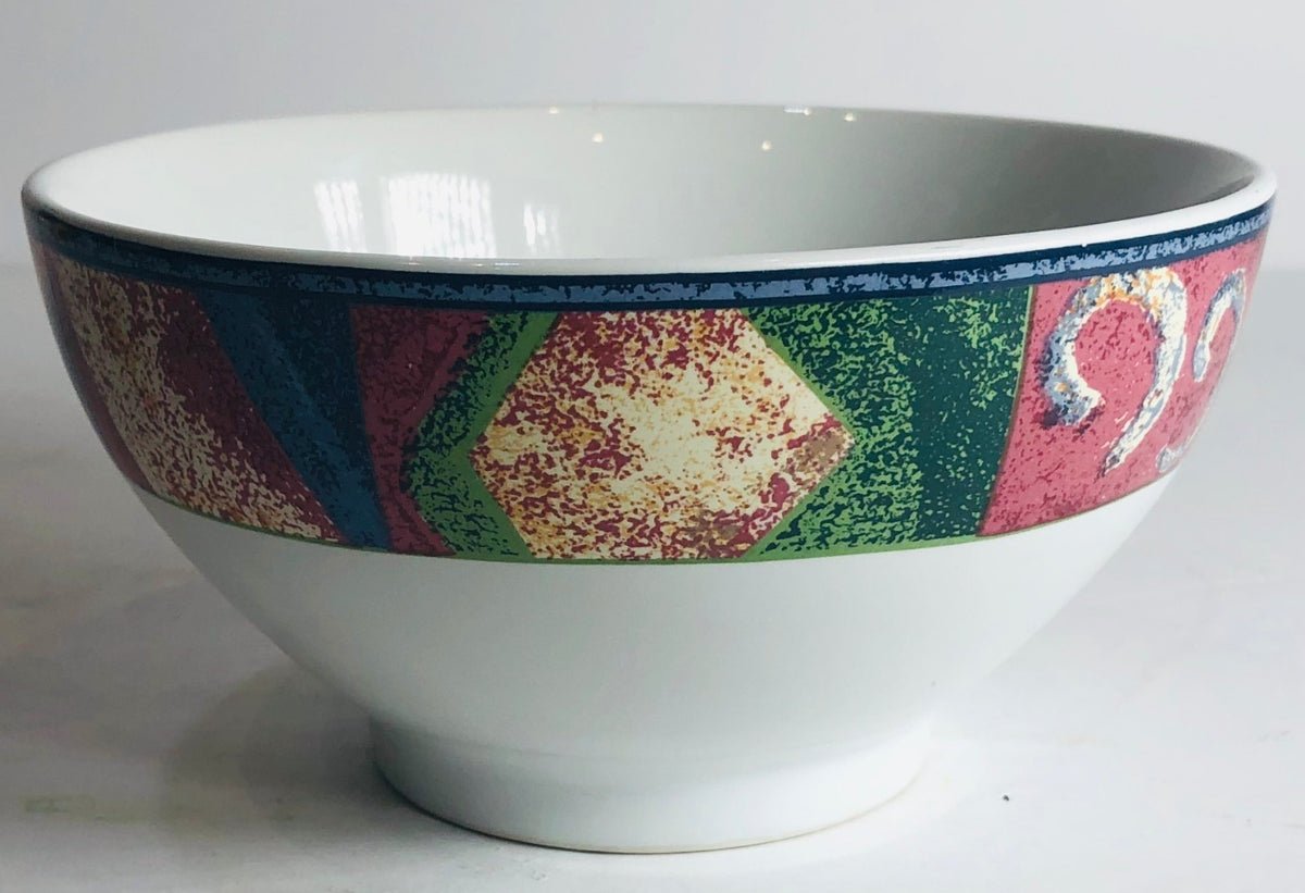 "MESA" by FURIO Contemporary Casuals Dinnerware Collection Geometric Border