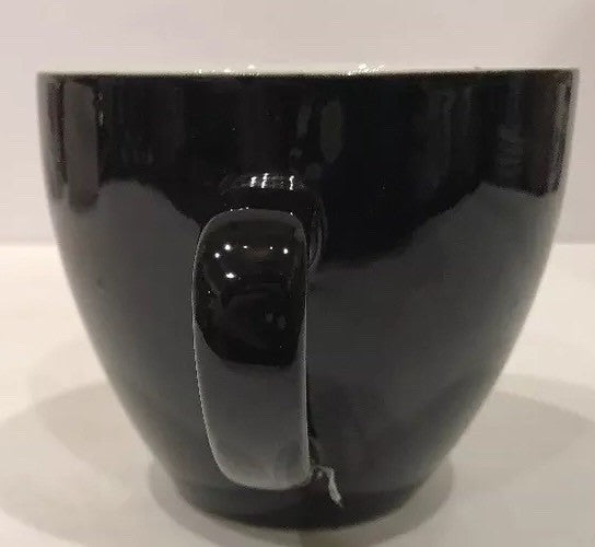 Halloween "Creatures Cups" SKULL Ceramic Coffee Mug Tea Cup Skeleton Black 11 oz