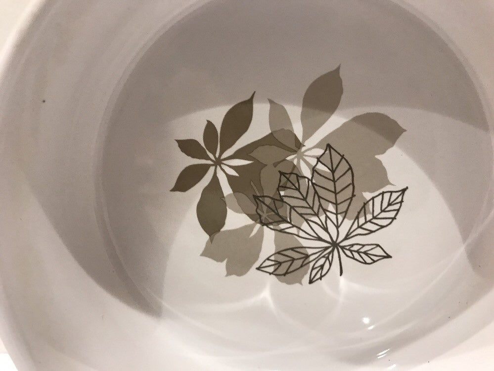 Signature Housewares JUNGLE Casserole Room Creative Floral Dish 7 5/8" D x 3” H
