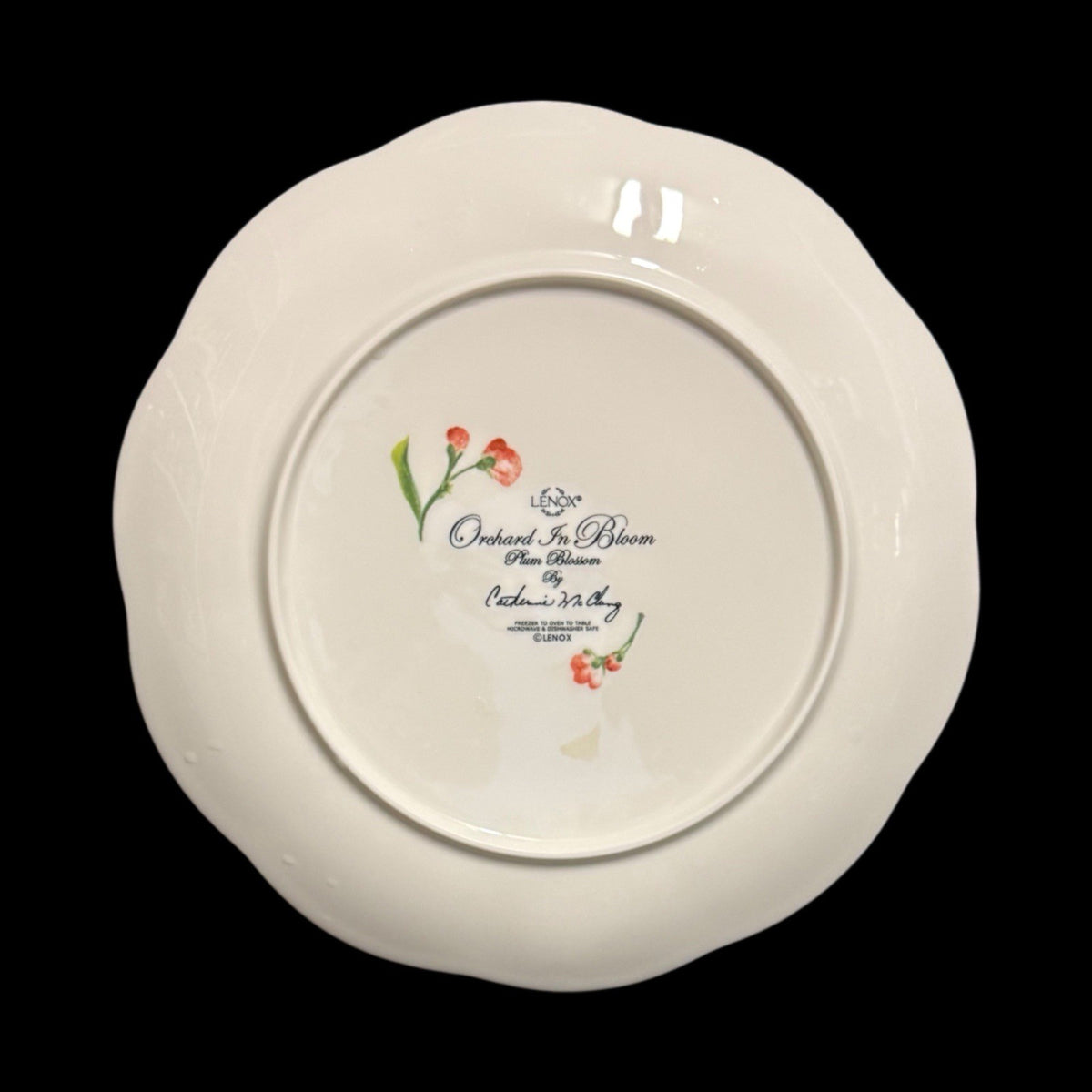 Lenox Orchard In Bloom Plum Blossom 9” Luncheon Plates Set of 5 – McClung