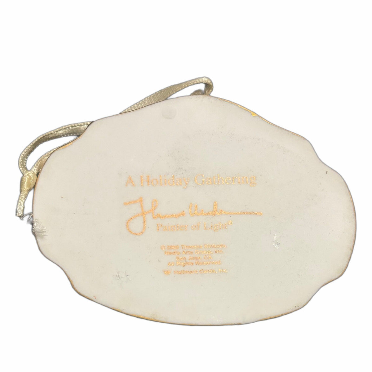 Thomas Kinkade A Holiday Gathering Hallmark Keepsake 2000 Painter of Light