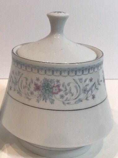 Crown Ming HARMONY Jian Shiang  Fine China Yellow Blue Purple Floral Dinnerware