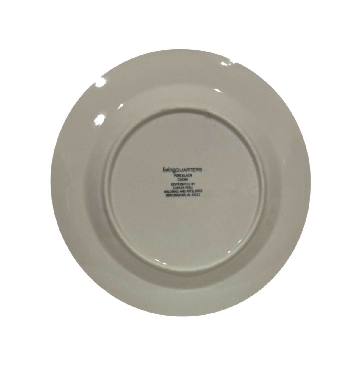 LivingQuarters 4 Salad Plates CARSON PIRIE Dogs Puppies Cats Kittens 8 1/4”D