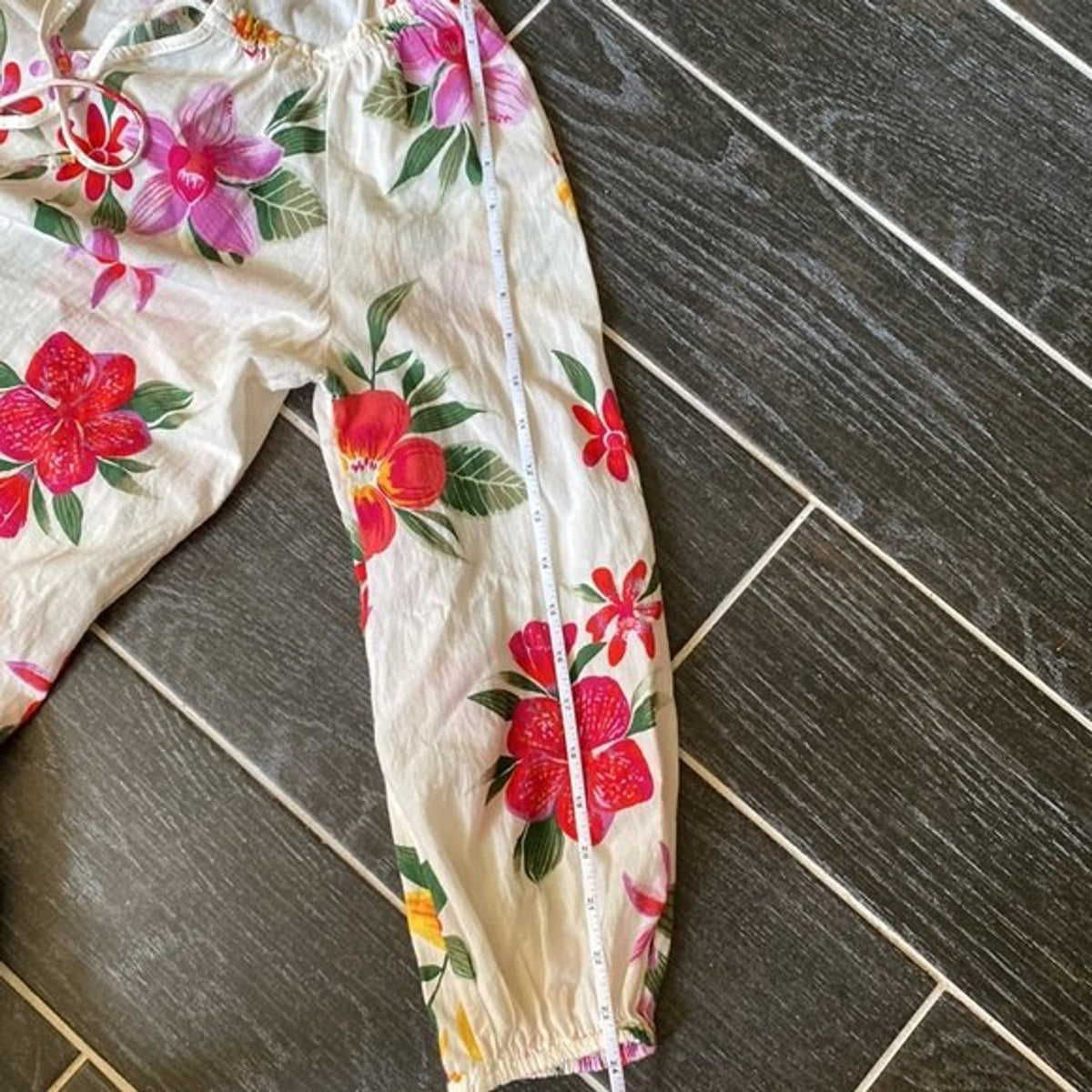 Old Navy Blouse Small Floral Woman Relax Fit Cotton Long Sleeves