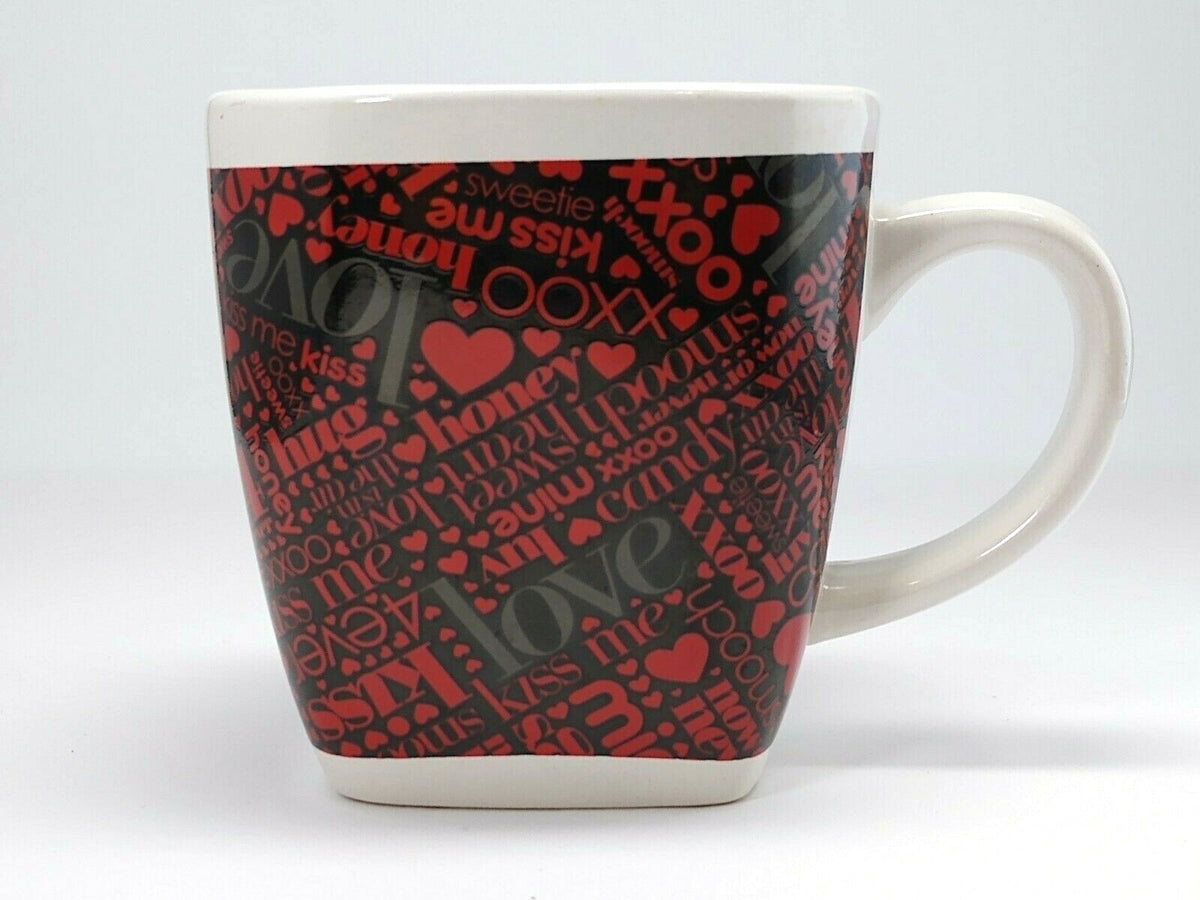 MTY INTERNATIONAL Mug love, mine, kiss me, hug, now or never 