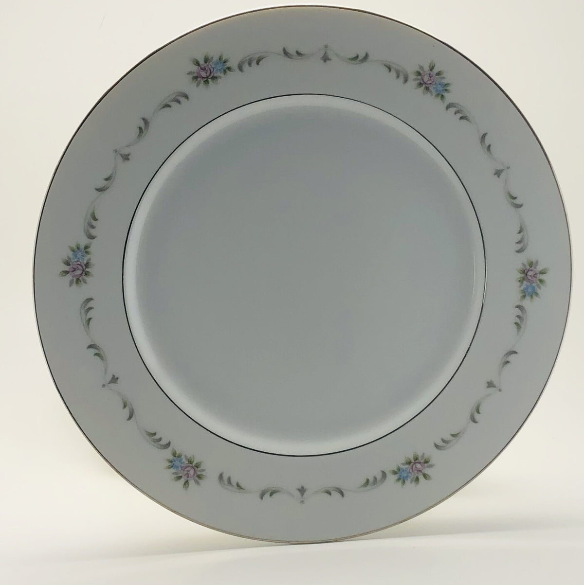 Wyndham VALENCIA Fine China Japan 364 Floral Silver Trim Dinnerware Collection