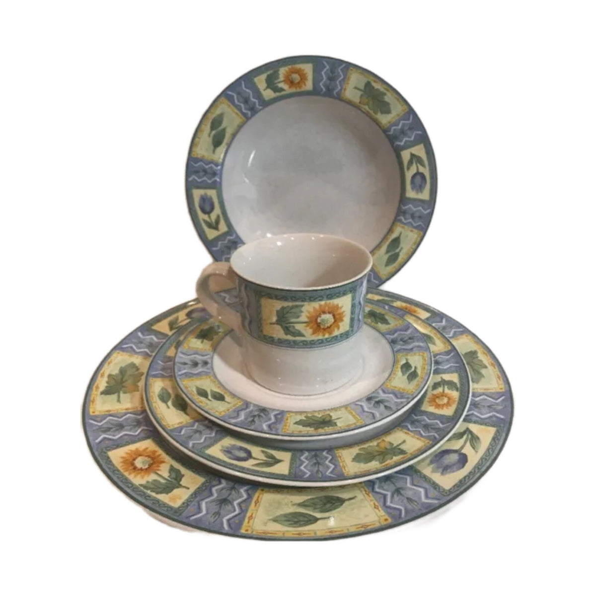 Studio Nova SPRING PARADE 5 Piece Place Setting For 1 HG 270 Oven To Table